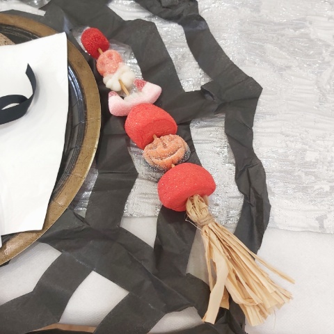 Brochetas de Chuches Halloween